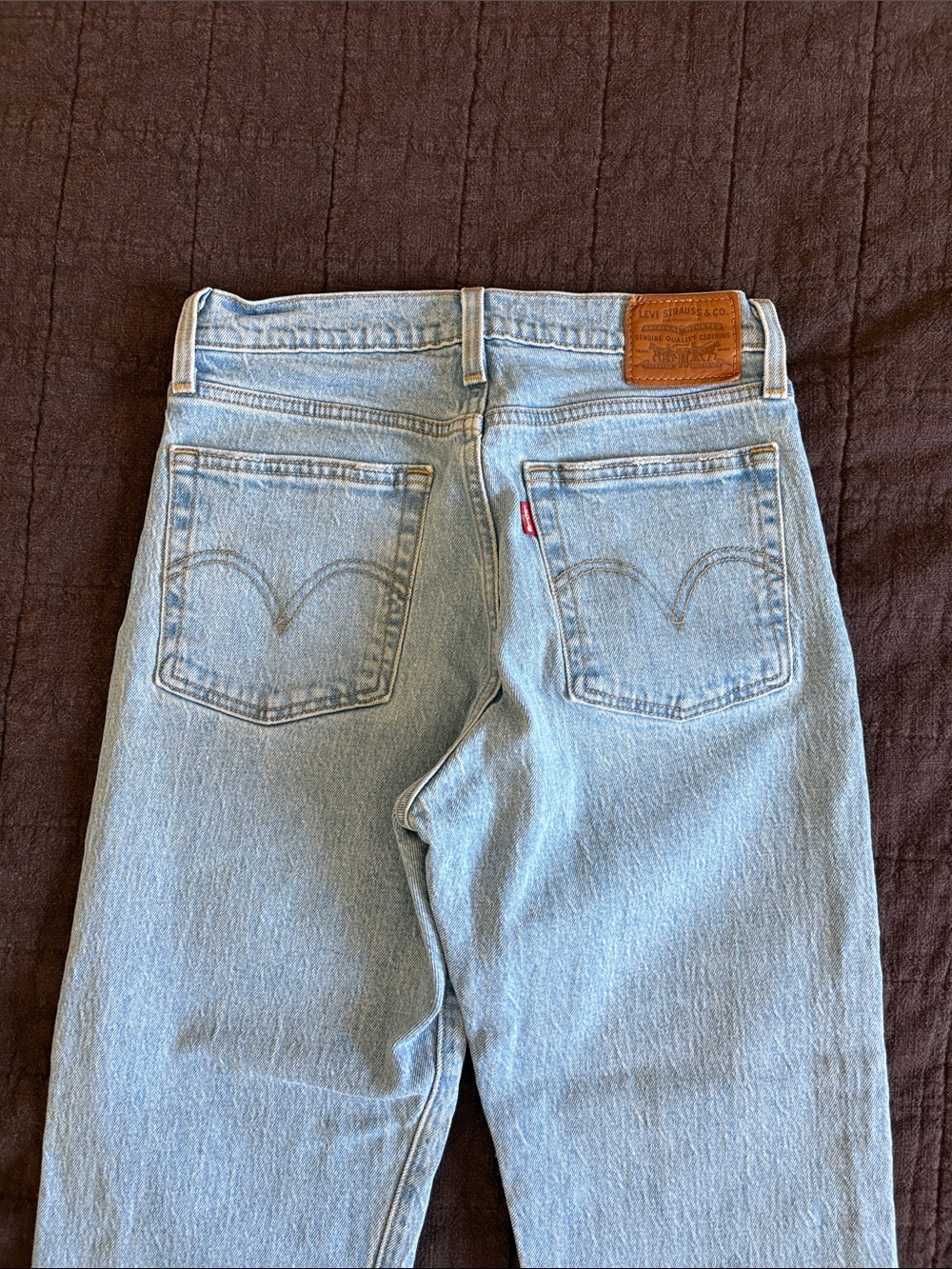 Levi Wedgie Straight Buttonfly lightwash jeans - Picture 3 of 10